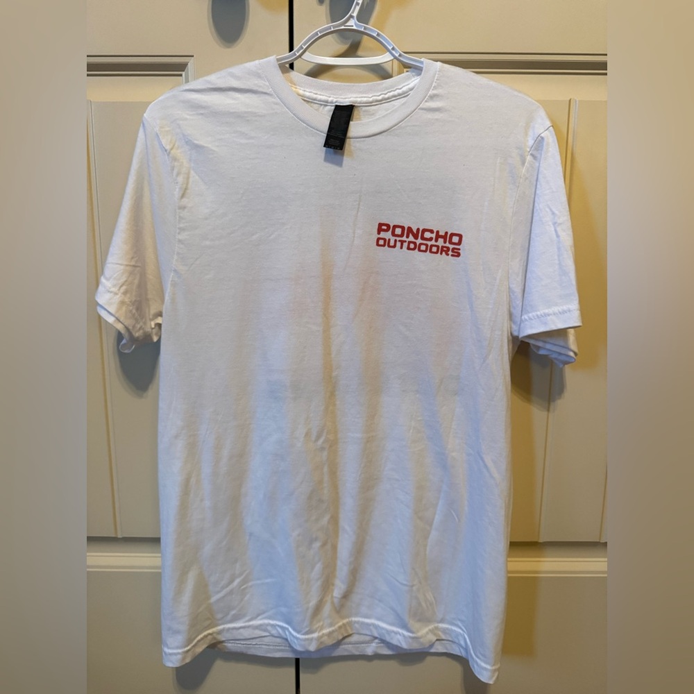 Poncho Outdoors White Short Sleeve Tee